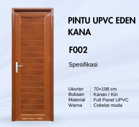 PINTU EDEN KANA UPVC F002 WOOD KIRI